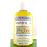 All Natural Nourishing Organic Baby Oil, Baby Massage Oil, Diaper Bag, Baby Shower, Bath Oil-Cedar Creek Essentials