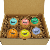 Bath Bomb Gift Set of 6 XL Assorted - All Natural Bath Bombs - Cedar Creek Essentials