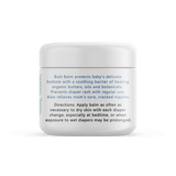 Organic Baby Butt Balm, All Natural Diaper Rash and Thrush Cream Skin Care