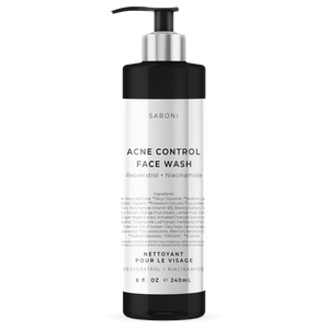 Clear Skin Acne Control Face Wash with Activated Charcoal & Resveratrol - Natural Skin Care