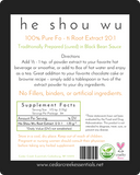 Fo-ti Root Extract Powder Organic - He Shou Wu 20:1 Botanical Extract Concentrate - Cured