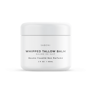 Unscented Whipped Tallow Balm- Natural Grass-Fed Beef Tallow Moisturizer