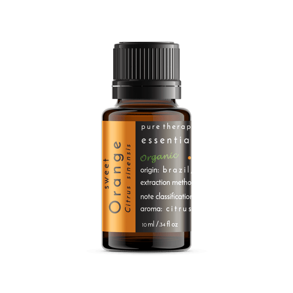100% Pure Therapeutic Grade Organic Sweet Orange Essential Oil