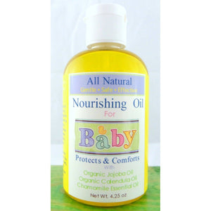 All Natural Nourishing Organic Baby Oil, Baby Massage Oil, Diaper Bag, Baby Shower, Bath Oil-Cedar Creek Essentials