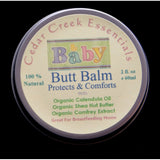 Organic Baby Butt Balm, All Natural Diaper Rash and Thrush Cream Skin Care-Cedar Creek Essentials