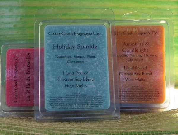 Candy Corn Scented Clam Shell Tarts Soy Wax Melts Handmade Wax Melts  Heavily Scented Creamy Fragrance Glitter Wax Melts for Warmer 